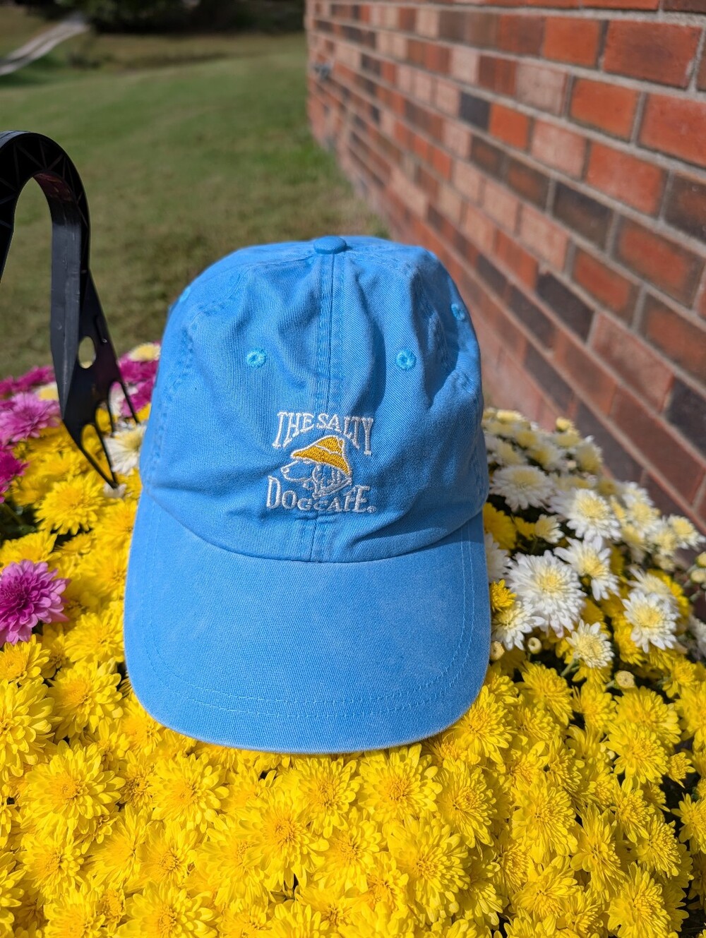 💙EUC The Salty Dog Hilton Head Pigment Dyed Adjustable Unisex Baseball Cap OSFM